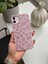 iPhone 11 Uyumlu Pembe Leopar Desenli Ince Yumuşak Silikon Kılıf 1