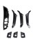 7pcs Bmw 5 Serisi Için Sağ El Sürücüsü Rhd F10 F11 Araba Iç Kapı Kolu Iç Panel Çekme Trim Kapak Kol Yumuğu (Yurt Dışından) 3