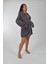 Kapşonlu Unisex Wellsoft Peluş Sabahlık | Bornoz 4