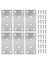 6 Pcs Onarma Plakaları Düz ​​brace Braketler Ağır Düzey Braket Paslanmaz Çelik Onarım Plakaları Mobilya Ahşap (Yurt Dışından) 1