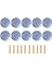 10PCS Seramik Dolap Knobs Vintage Çekmeceler Mutfak Dolabı Çekmecesi Kitaplık Mobilya Kapısı (Vidalarla) (Yurt Dışından) 1