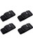 4pcs Bagaj Toka Kayışı Anti-Hırsızlık Şifresi Kilit Paketleme Kemeri Bagaj Kayışı Seyahat Kemeri, Siyah (Yurt Dışından) 1