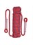 12MM Güvenlik Yaşam Halat Tırmanma Rope Statik Kaya Dağcılığı Halat Açık Hava Hayatta Kalma Ateş Kaçış Arabası Kırmızı 10M (Yurt Dışından) 1
