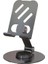 Trend Yüksek Kaliteli Metal Stand Katlanabilir ve Ayarlanabilir 360 Derece Dönebilen Tablet Standı Telefon Tutucu Masa Üstü Gri Stant 1