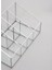 Crea Designs 25X15X12CM Organizer Fırçalık Gümüş Cam Makyaj Takı Aksesuar Parfüm Kutusu 2