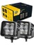 Led-Uzun Huzme Far Cube Kit 3.2" - 12/24V - 3000LM - Dörtgen - Yakın Alan Aydınlatması - Kablo Uzunluğu: 500MM - Soket Modeli: Deutsch Soket - Takım - Miktar: 2 LED Lightbar 1