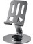 metal 360 derece dönebilen çift nokta ayarlı çok fonksiyonlu tablet ve telefon standı füme gri - performans ürünü 1