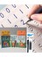 Store Sihirli Yazı Seti Silinebilir Kelemli Kabartmalı Defter Yazma Öğretici 4 Kitap+1 Kalem+5 Yedek Uç, Çok Renkli 2