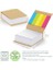 Geri Dönüşümlü Renkli Yapışkanlı Post-It Küp Notluk 2
