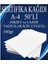 Sertifika Kağıdı Kalın 50 Adet Gramajlı Fotokopi Kağıdı 160 gr Tüm Yazıcılara Uyumlu 21X29.7 cm Kalın Baskı Kağıdı 1