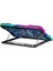 Sx-45 Freezer 9 Rgb Fanlı Notebook Soğutucu Stand LCD Ekranlı Siyah 10-19 Inç 1 USB 1 Type-C 3