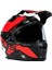 ZS-913 Bf8 Motosiklet Kaskı Solid Kapalı Kask Black Red Xs 3