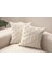 Ikili Dekoratif Puantiye Keten Kumaşlı Kırlent Kılıfı 43X43 Beyaz Krem 43 x 43 SWITANM95 2