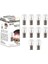 Ampul 12V 21W 1016 Çift Duy Şaşı P21/5W BAY15D 10 Adet 1