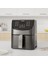 Akıllı Wifi Sıcak Hava Fritözü 5.5 Litre Air Fryer Xxl, Kare ve Çıkarılabilir Basket, 13 Fonksiyon, 100'DEN Fazla Tarif ve 11 Ön Ayar, Bulaşık Makinesinde Yıkanabilir, Siyah 2