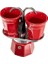- Set Mini Express: Ocak Üstü Espresso Pişirici + 2 Cups - Renk Kırmızı 2