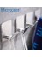 Yapışkanlı Paslanmaz Çelik Banyo Mutfak Eşya Havlu Vb Metal Askılık - AL5180 2 Adet (Siyah) 3