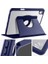 Ipad 11 Inç A16 (11.nesil) 2025 ile Uyumlu Kalem Bölmeli 360 Dönebilen Kapaklı Kılıf A3355, Lacivert 2