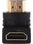 HDMI Adaptörü 90 Derece Sağ Açılı- Tip (Alt) Siyah ve (Yurt Dışından) 4