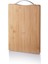 Home Metal Saplı Bambu Kesme Tahtası, Ahşap Kesim Panosu, Et, Balık, Sebze ve Ekmek Için Çok Yönlü Kesim Tahtası, Doğrama Tahtası Bambu (1, 32X22 Cm) 2