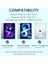 Moveteck Ipad Air 4 ve 5 Nesil 10.9 Inç Uyumlu Tablet Klavyeli Kılıf Bluetooth Kalem Bölmeli Stand Manyetik, Lavanta, Tek Ebat, KLAVYEAİR4LAVANTA 5