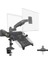 North Bayou H180-FP Çift Kol Amortisörlü 17"-27" Monitör Tutucu ve 10"-17" Laptop Standı 1