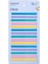 Masal 15 Renkli Şeffaf Pet Index • Index Sticker • Post-It • Sticky Note- 1