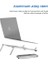 Ayarlanabilir Yüksek Kalite Metal Laptop Dizüstü Stand, Katlanabilir Taşınabilir Laptop, Tablet Telefon Yükseltici Standı Tutucusu, ipad Uyumlu, macbook Uyumlu 4