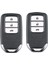 2x Araba Akıllı Uzaktan Anahtar 3 Düğmesi 433MHZ ID47 Honda City/jazz/civic/grace 2015 KR5V2X (Yurt Dışından) 1