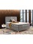 Gray Dreams Set Tek Kişilik Yatak Seti 100 x 200 Başlık + Sandıklı Baza+ Ortopedik Yatak 1