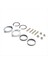 Egzoz Flanş Takım Kiti Flanşlar Contalar C-Clips Fındıklar Harley Softail Sportster Dyna Touring 30-0205 (Yurt Dışından) 2