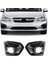 1paır Ön Tampon Sis Işığı Trim Kapak 57731FJ000 57731FJ010 Subaru Impreza Için 2012-2014 Foglamp Chrome Grille Frame (Yurt Dışından) 5