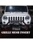 Jeep Wrangler Için Mesh Insert Jk 2007 2008 2009 2012 2011 2012 2012 2014 2015 Front Hood Grill Grille Izgara Siyah (Yurt Dışından) 4
