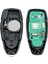 2x Araba Akıllı Uzaktan Anahtar 3 Düğmeleri Ford Focus C-Max Mondeo Kuga Fiesta B-Max 433MHZ (Yurt Dışından) 3