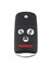 4 Düğme Anahtarsız Giriş Uzaktan Kumanda Değiştirme Anahtarı Fob Smart Fob OUCG8D-439H-A Acura Tl 2007-2008 313 8mhz 46CHIP (Yurt Dışından) 1