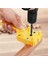 Ahşap Zımba Deliği Konumlandırıcı Düz Delik Delme Deliği Yuvarlak Tenon Bir Ekleme Diy Alet Sarı (Yurt Dışından) 2