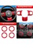 18PCS Dekoratif Çerçeve Yüzüğü Merkezi Kontrol Iç Araç Aksesuarları Jeep Wrangler Kırmızı (Yurt Dışından) 5