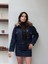 Denim Yakası Kürk Ceket 1