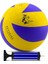 Yapıştırma Voleybol Topu Pompalı Set Soft Touch Iç-Dış Mekan Uygun 8 Panel Mavi 280 Gram 1