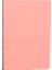 Infinity Pastel Serisi, A4, 6 Konulu (3 Kareli, 3 Çizgili) 180 Yaprak Pp Kapaklı Spiralli Defter, Pembe 2