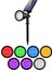 7 Renk Rgb 18 LED Spot Güneş Enerjili Bahçe Aydınlatması, Fotoselli, Aplik, 18W, Su Geçirmez Dış Mekan Solar Lamba, Duvar ve Zemin Montajı (Kırmızı, Yeşil, Mavi, Amber, Mor, Beyaz, Turkuaz) 1