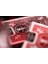 Metalluxe Foil Back Crimson (Red) Kırmızı Kart Premium Iskambil Oyun Kağıdı Kartları Destesi 5