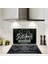 Ocak Arkası Koruyucu | My Kitchen My Rules (40CM x 60CM) 2