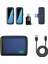 Sx6 Iphone ve Type-C Uyumlu Kablosuz Yaka Mikrofonu Göstergeli LED Şarj Kutulu Gürültü Azaltma 3