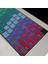 MacBook Klavye Koruyucu Us Ingilizce Amerikan Baskılı Us -Return Enter Tipi Air 13,6-15,3inç- Pro 14,2-16,2inç M1-M2-M3-M4 Pro Max Uyumlu, Silikon Klavye Filmi, Hafif Yıkanabilir Pembe Yeşil 3