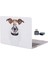 Macbook Air M1 Kılıf 13INÇ Uyumlu Koruyucu Sert Kapak Hayvan Dostları Köpek Desenli Lazer Uv Baskı Touchıd M1 Air A2337 A2179 A1932 Beyaz 1