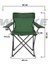Katlanabilir Kamp Sandalyesi Piknik Sandalyesi Plaj Sandalyesi Yeşil Taşıma Çantalı 2