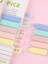Sticky Notes Şeffaf Renkli Yapışkan Not Kağıtları Film Indeks (Renk 4) 3