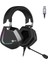 HT402 USB Kablolu Surround 7.1 Rgb LED Aydınlatmalı Çıkartılabilir Mikrofonlu Kulak Üstü Gaming Kulaklık Siyah 1