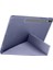 Galaxy Tab S7 Fe T735 / T737 / T730 12.4 Inç Ile Uyumlu Üçgen Katlanilir Kalemlikli Standlı Akıllı Kılıf Lavanta 2